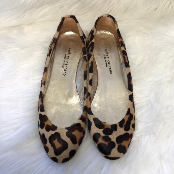 flats animal print andrea